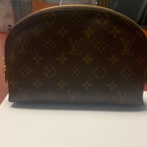 Louis Vuitton Brown Monogram Cosmetic Pouch